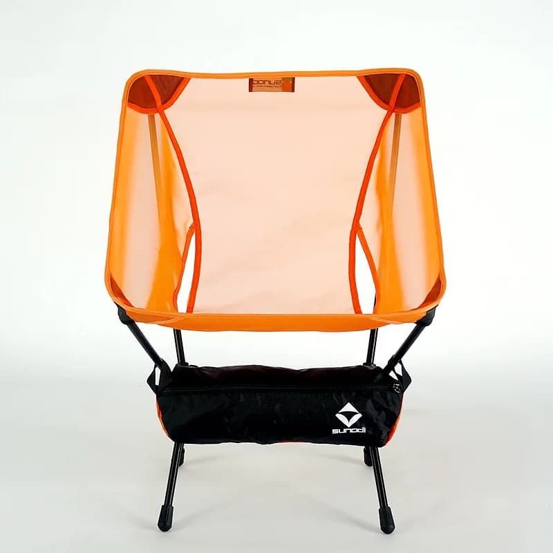 Chaise de camping ultralégère 570g pour pêche, randonnée et plage - Pliable et portable