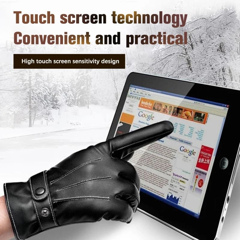 Gants mixte hiver chauds imperméables écran tactile pêche course vélo ski sports extérieur