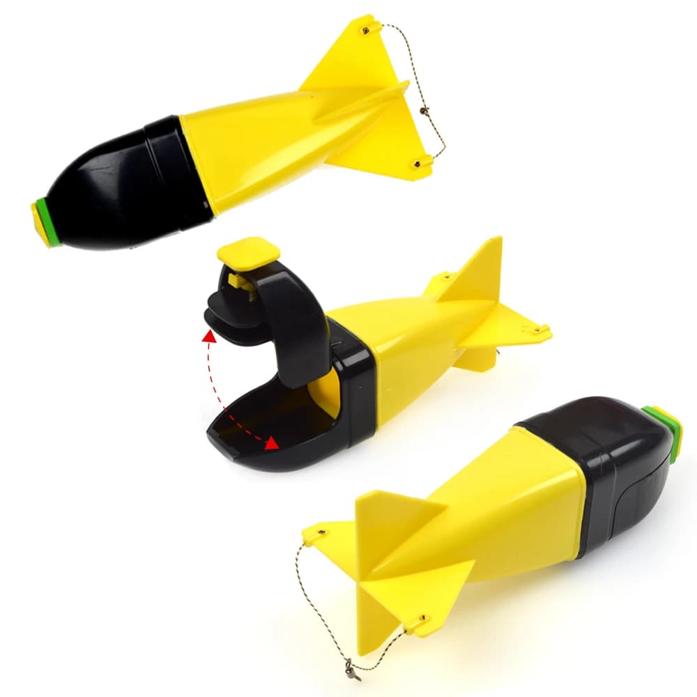 Feeder Rocket Pêche 2 Tailles Grand Petit pour Amorçage Spod Bomb et Lancer d'Appâts
