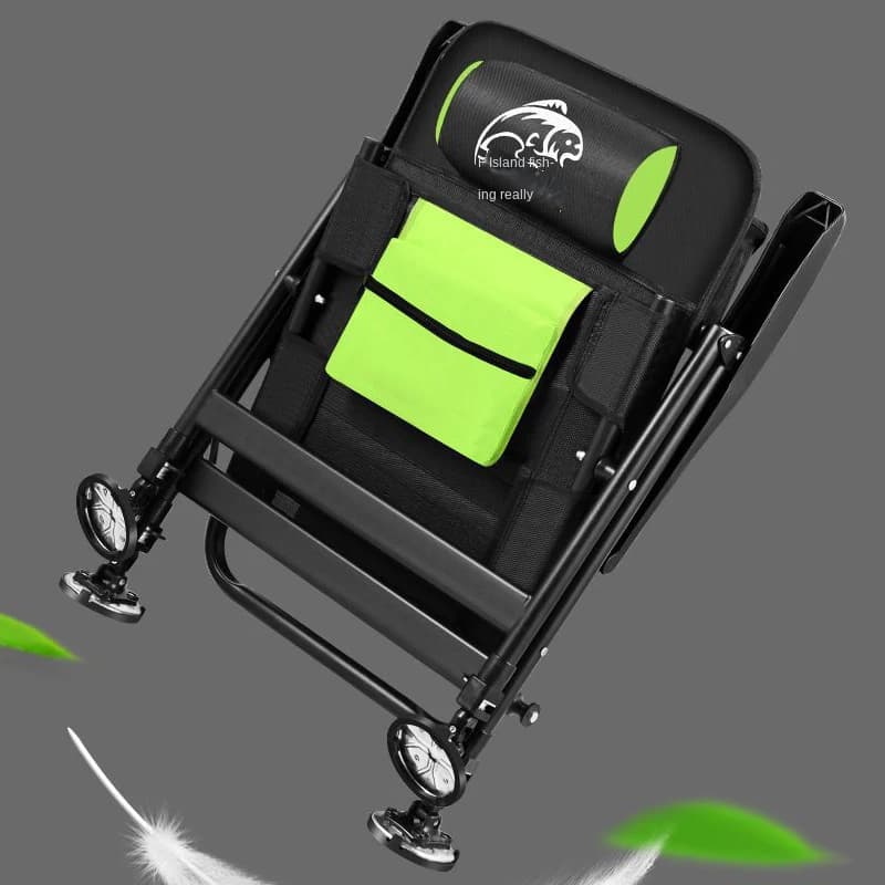 Chaise de pêche européenne pliable inclinable tout terrain portable multifonction radeau