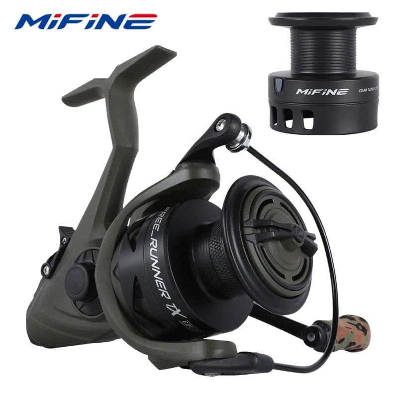 Moulinet spinning ultraléger MIFINE FREE RUNNER TX 5+1BB 3000-6000 pour carpe et pêche eau douce/salée