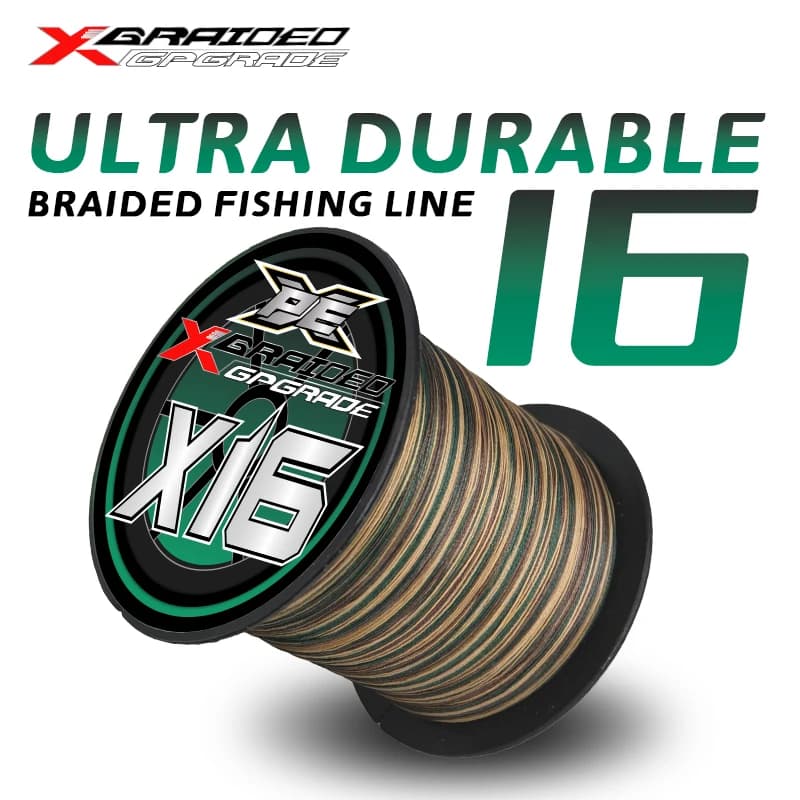 Ligne de pêche japonaise YGK G-Soul 300m 500m X16 PE super résistante pour carpe truite et mer