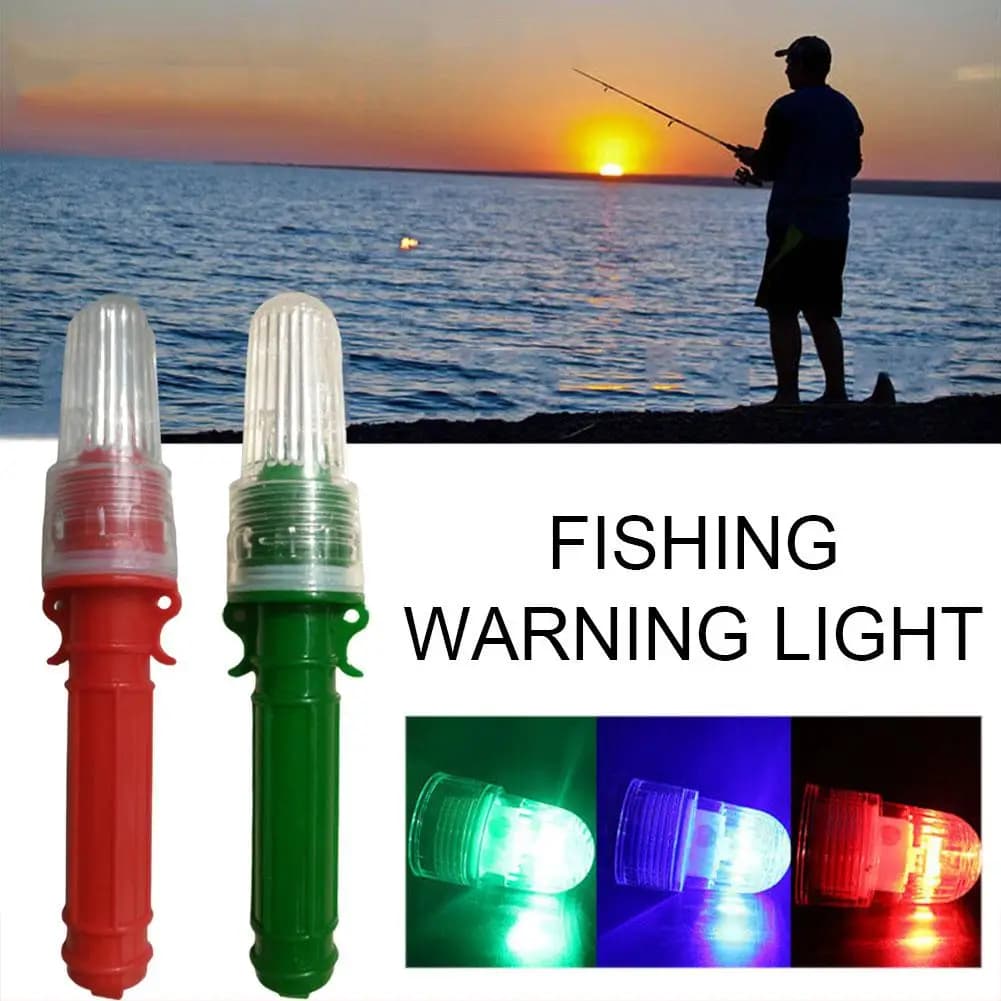 Lampe signalisation pêche leurre U4D7 - Balise lumineuse colorée pour flotteurs et accessoires de pêche