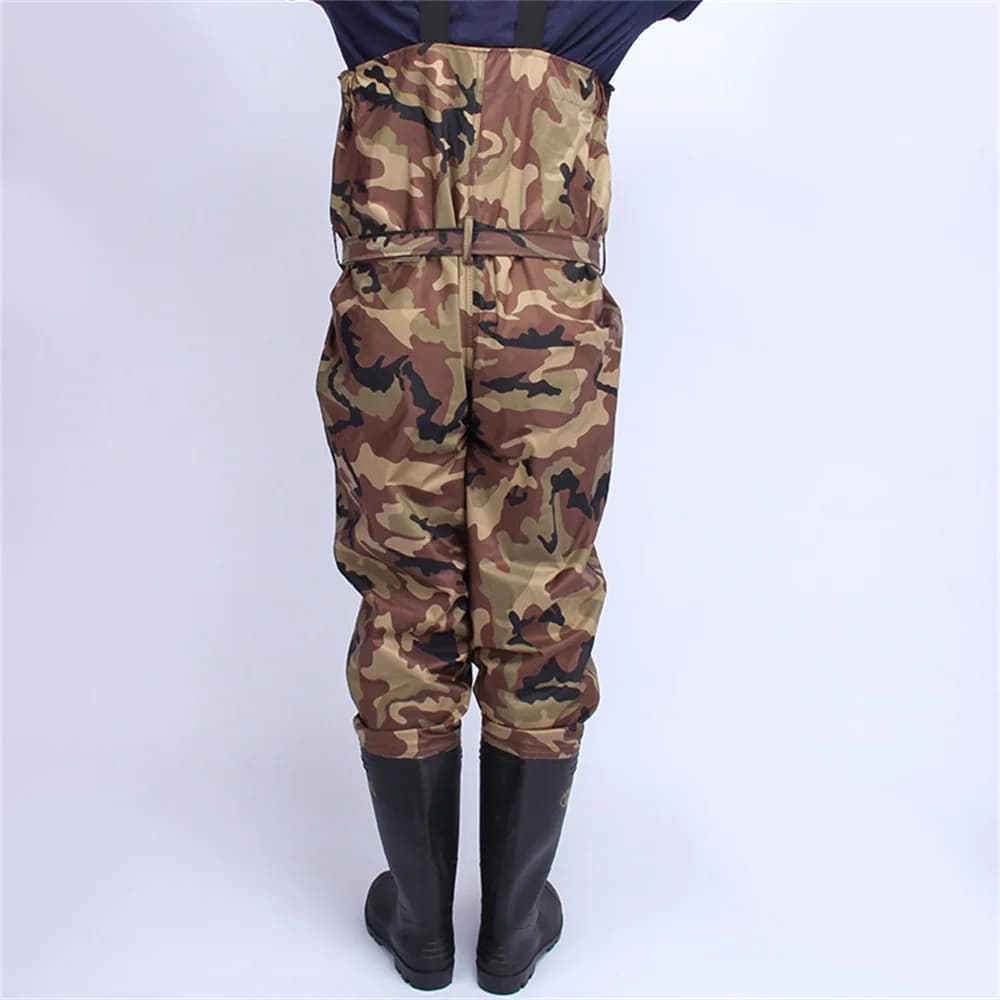 Waders pêche camouflage SPORTSHUB pied nylon imperméable durable bottes pêche à la mouche FT0081