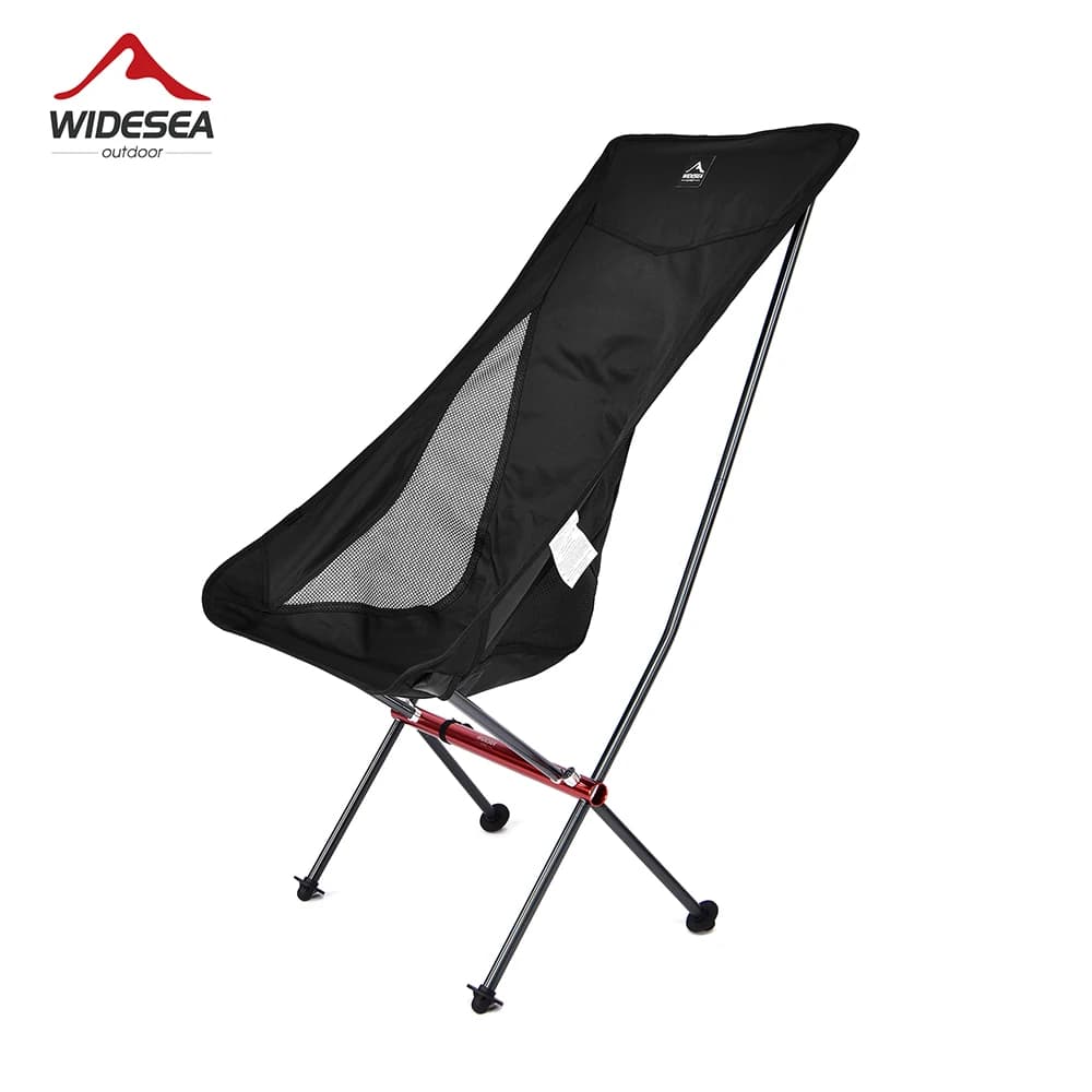 Chaise pliante Widesea pour pêche, camping et plage - Chaise longue relaxante pliable et transportable