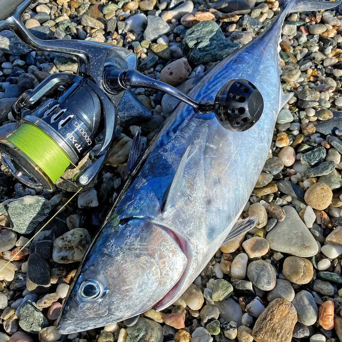 Poignée manivelle Gomexus 35mm pour moulinet Shimano Stella - Knob remplacement Daiwa Certate Fuego LT pêche sportive