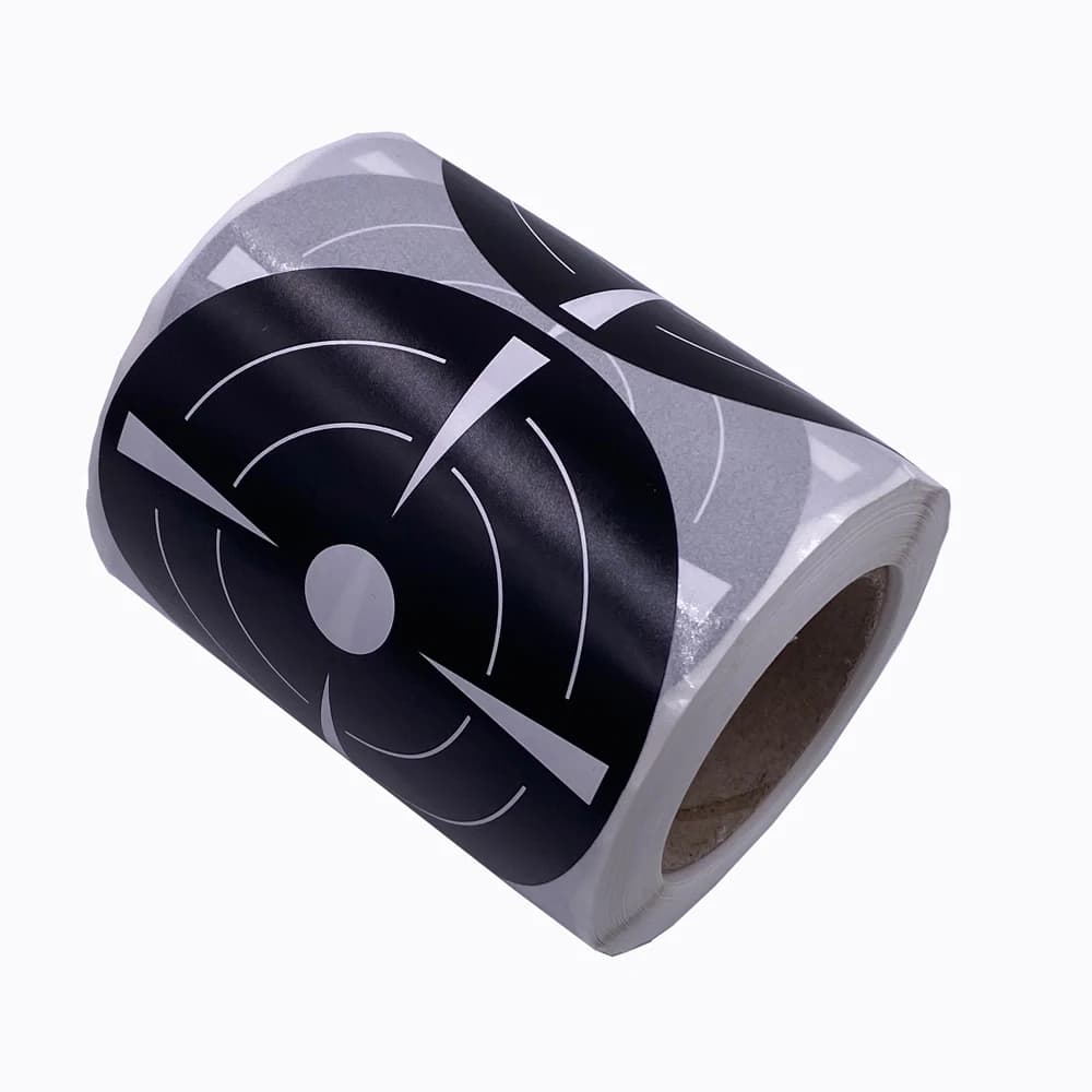 Rouleau 200 autocollants cibles tir 8 couleurs 3 pouces pour airsoft BB pistolet à plombs