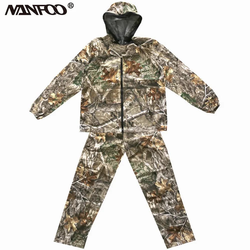 Vêtement camouflage bionique anti-moustiques pêche printemps automne anti-UV randonnée escalade veste pantalon