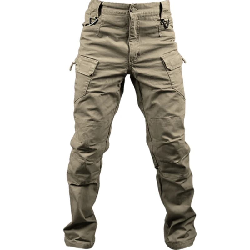 Pantalon tactique stretch coton militaire 100% pour homme - Pêche, randonnée, camping avec multiples poches