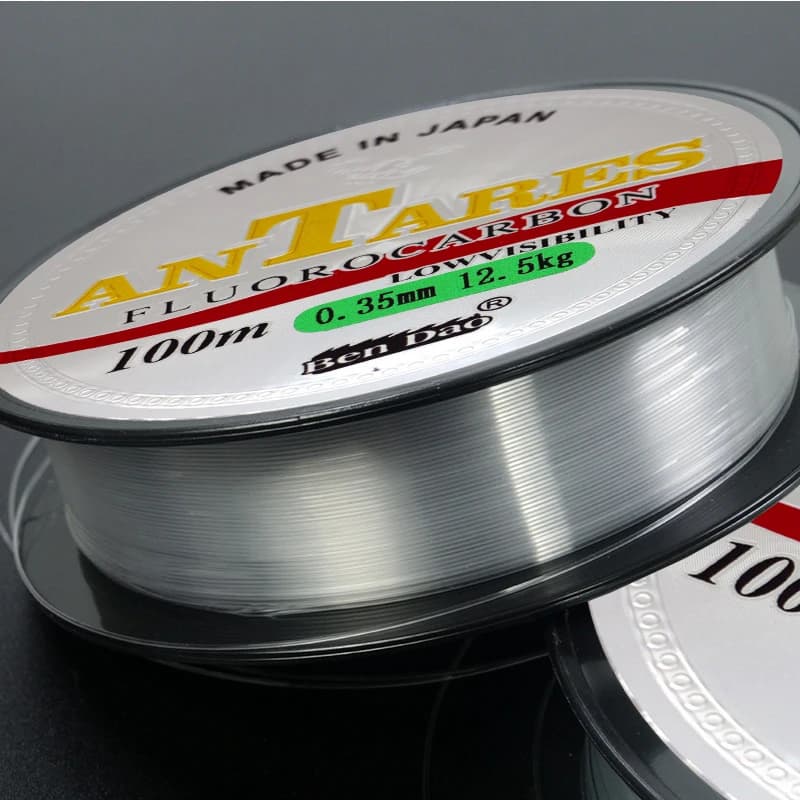 Ligne fluorocarbone 100m pour pêche à la carpe - Fil monofilament japonais super résistant et invisible
