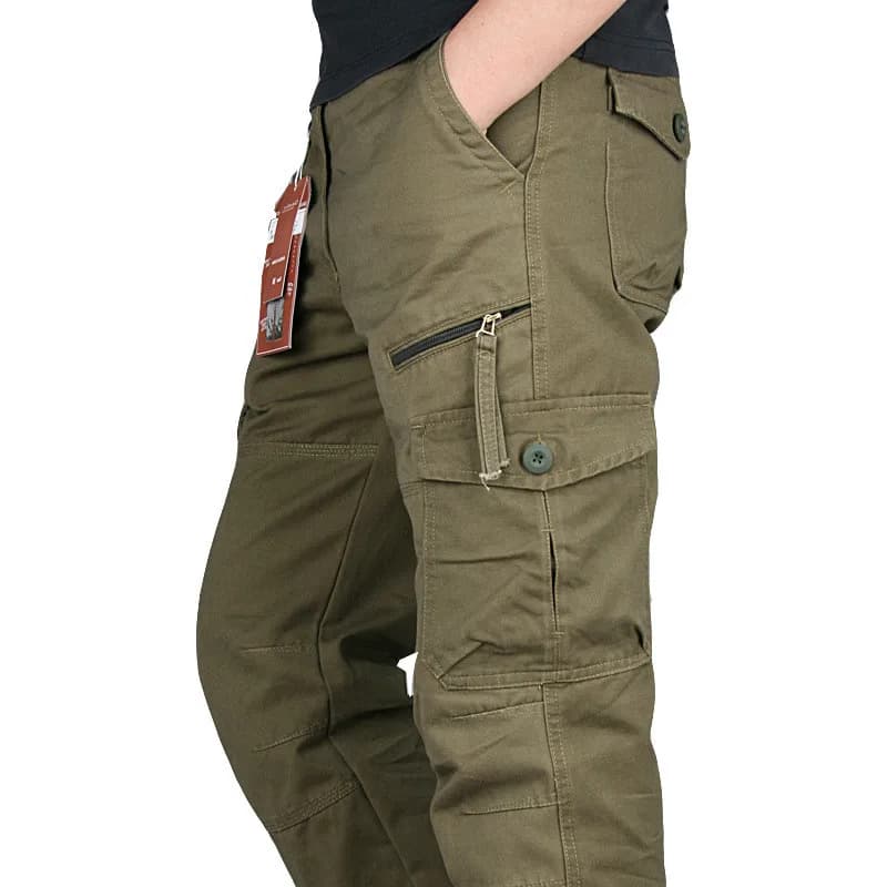 Salopette cargo pêche multi-poches militaire printemps automne pour homme streetwear