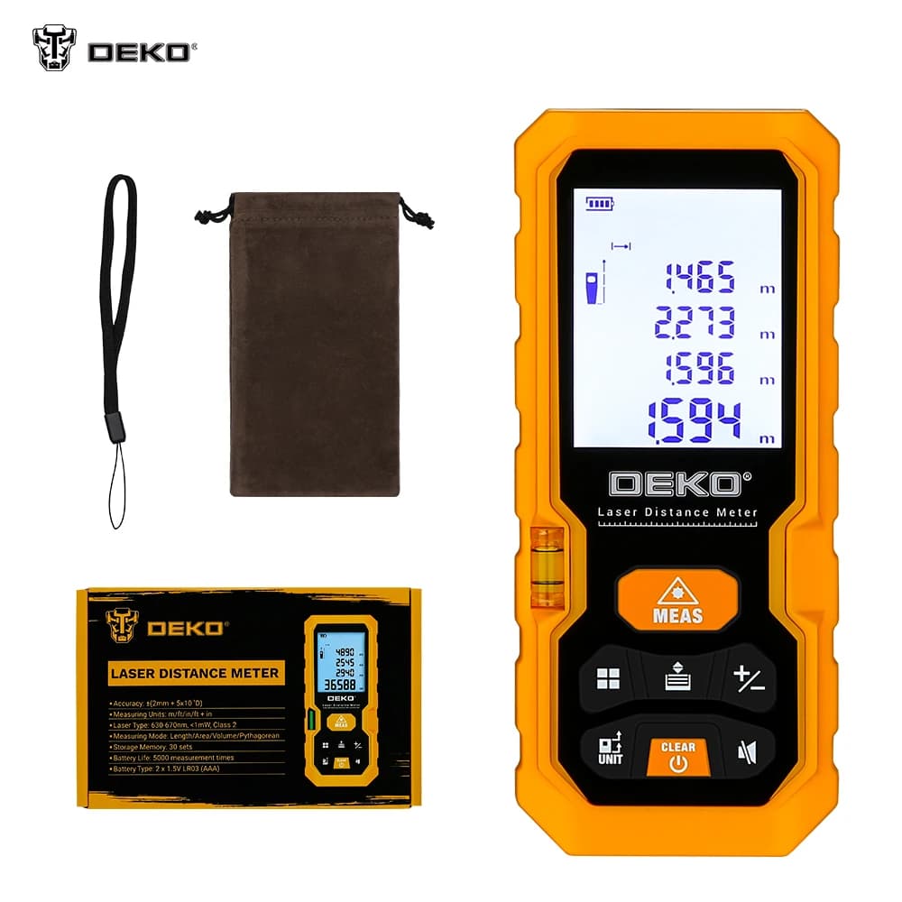 Télémètre laser DEKO DKLD05 mini 40M à 100M - Outil compact pour pêche précise