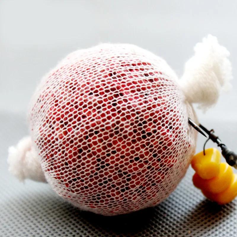 Filet PVA Soluble pour Amorces Carp Fishing - PVA Mesh Groundbait Feeder Bait Wrap Stocking