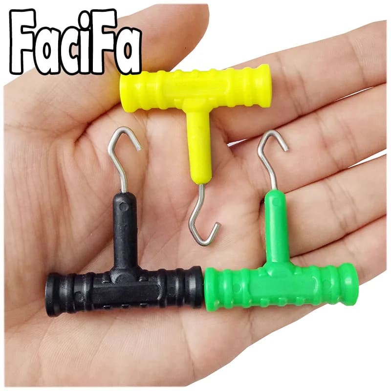 Outil nœud pêche carpe en acier inox - Matériel montage ligne accessoires carpe