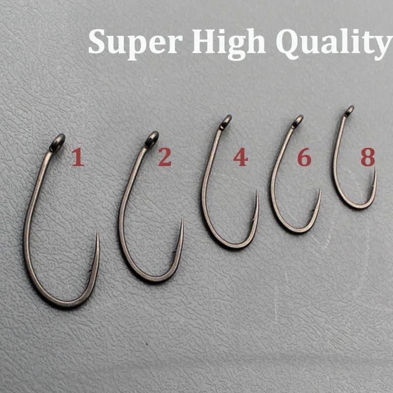 Hameçons carpe PTFE 20pcs qualité compétition Japan - Montages chod rig et hair rig