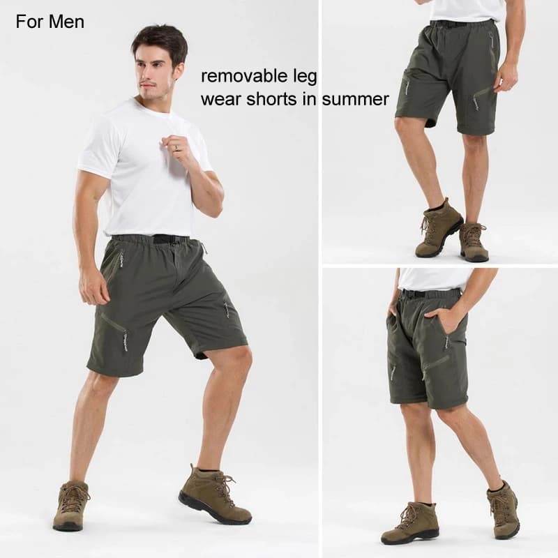 Short randonnée étanche homme été 2024 - Pantalon pêche trekking montagne activités aquatiques