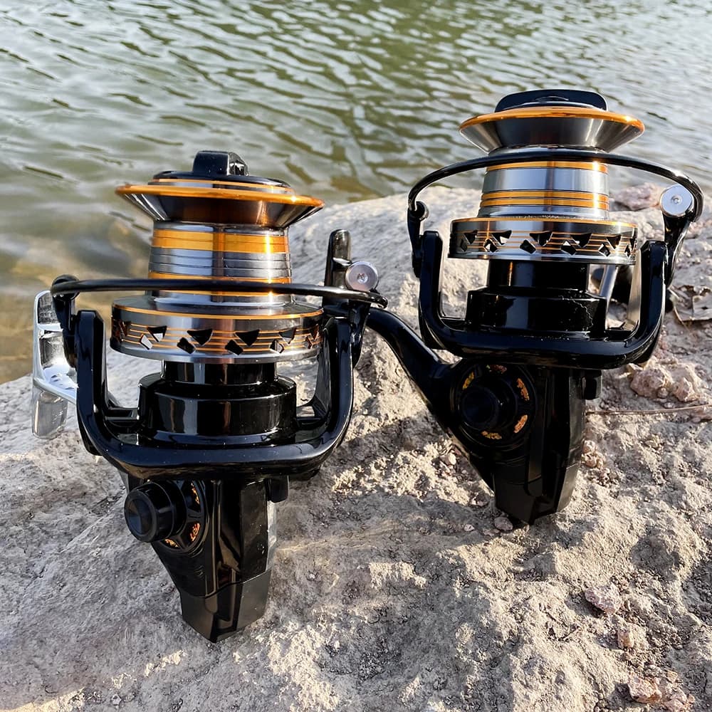 Moulinet spinning mer Long Shot 12000 10000 9000 - 30KG max drag, cupule métal, pêche sportive salée