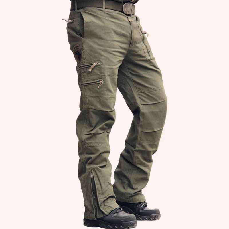 Pantalon cargo camouflage grande taille homme - idéal pour pêche en plein air et randonnée