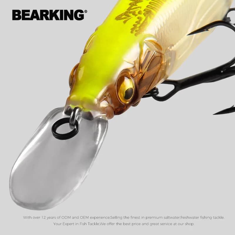 Leurre Wobbler 110mm 14g pour Brochet et Perche, Profondeur de Nage 1.8m, Appât Artificiel Pêche aux Leurres