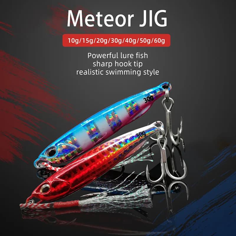 Leurre métal casting japonais 2021 10-50g - spoon de rivage pour jigging et pêche du bar