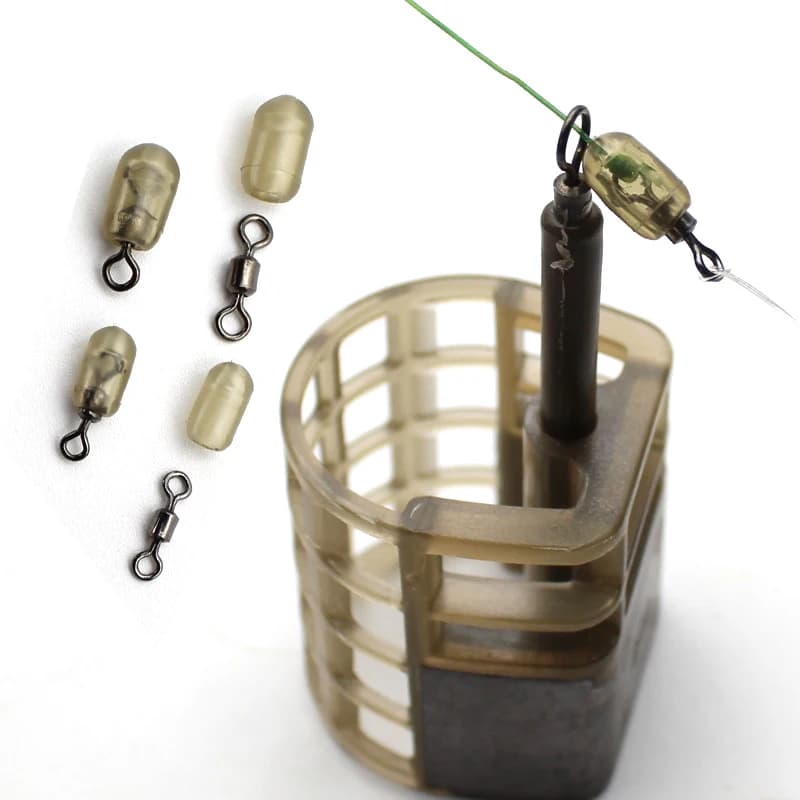 30 perles anti-emmêlement pour montages carpe feeder - Accessoires pêche carpe professionnels