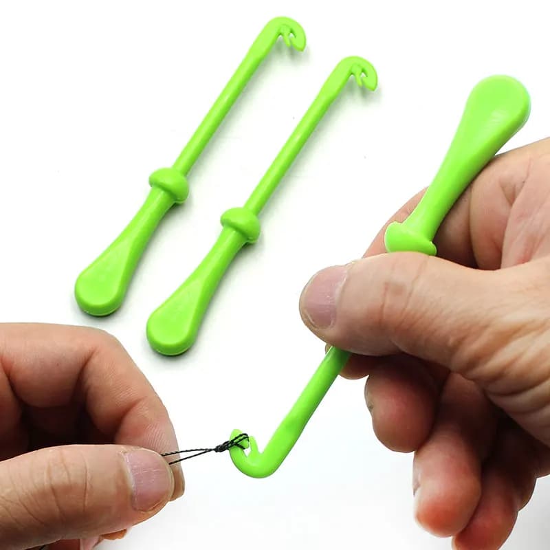 Outil nœud boucle pour ligne de pêche carpe - Disgorgeur et nœud hair rig professionnel