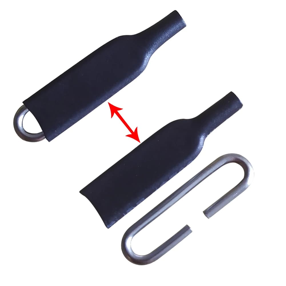 50-200 clips rapides swivels acier pêche carpe S M L avec protecteur hameçon leurre connecteur