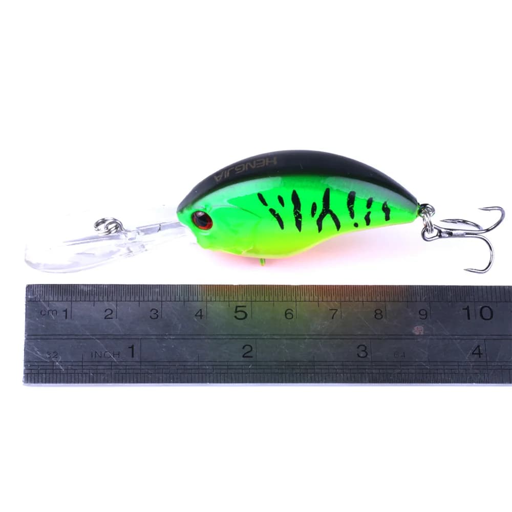 Leurre crankbait HENGJIA 13g 9cm langue longue - Minnow dur pour black bass et carnassiers