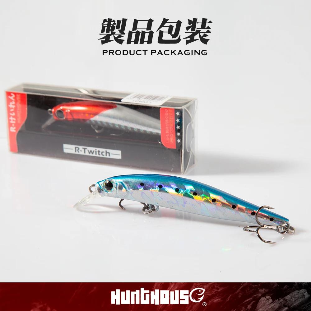 Leurre dur jerkbait Minnow 70-105mm coulant wobblers pêche truite brochet leurres artificiels Hunthouse