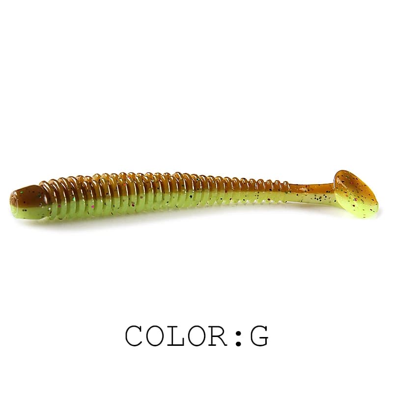 Supercontinent impact ring shad 20/10/6 pièces leurres souples swimbait jigging pêche