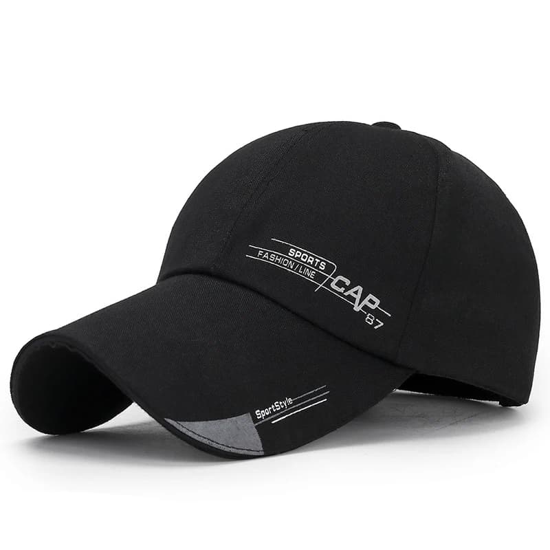 Mens Hat For Fish Outdoor Classic Line Baseball Cap Sports Cap Solid Color Sun H