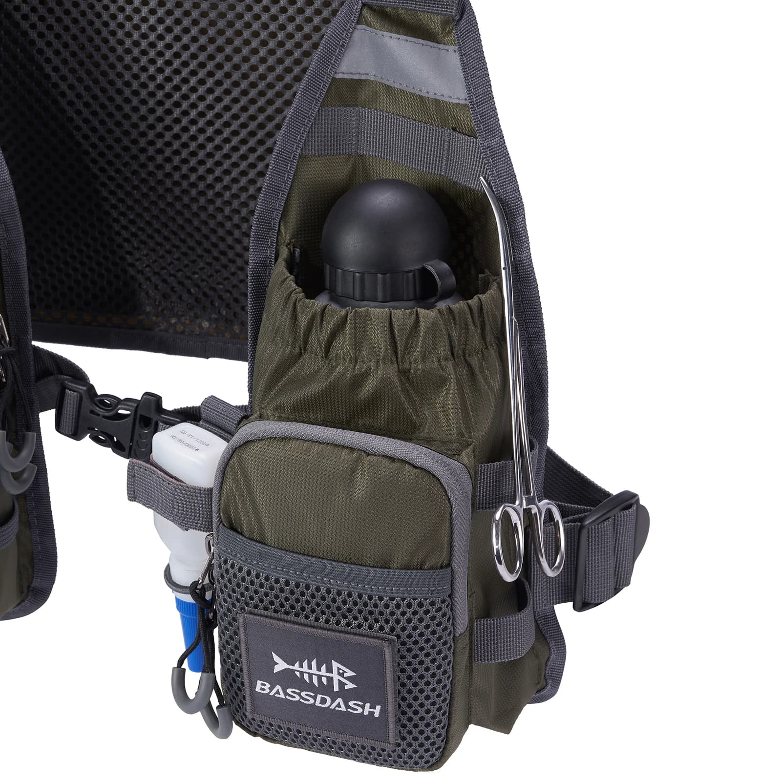 Veste de pêche à la mouche ultra légère Bassdash FV08 pour homme et femme, pack poitrine portable