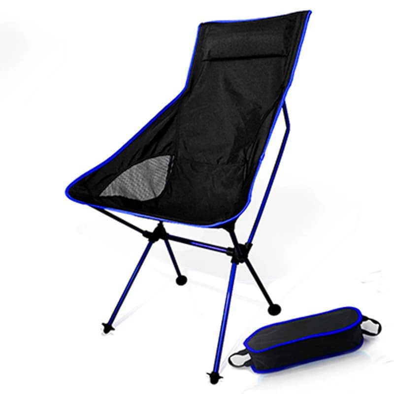 Fauteuil pliant léger pêche camping avec dossier pour jardin barbecue et randonnée