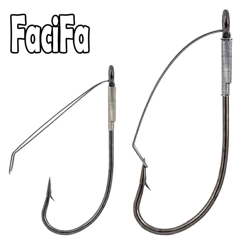 Hameçon weedless barbed 20 pièces pour wacky rig - Acier haute carbone pour leurres vers et bass