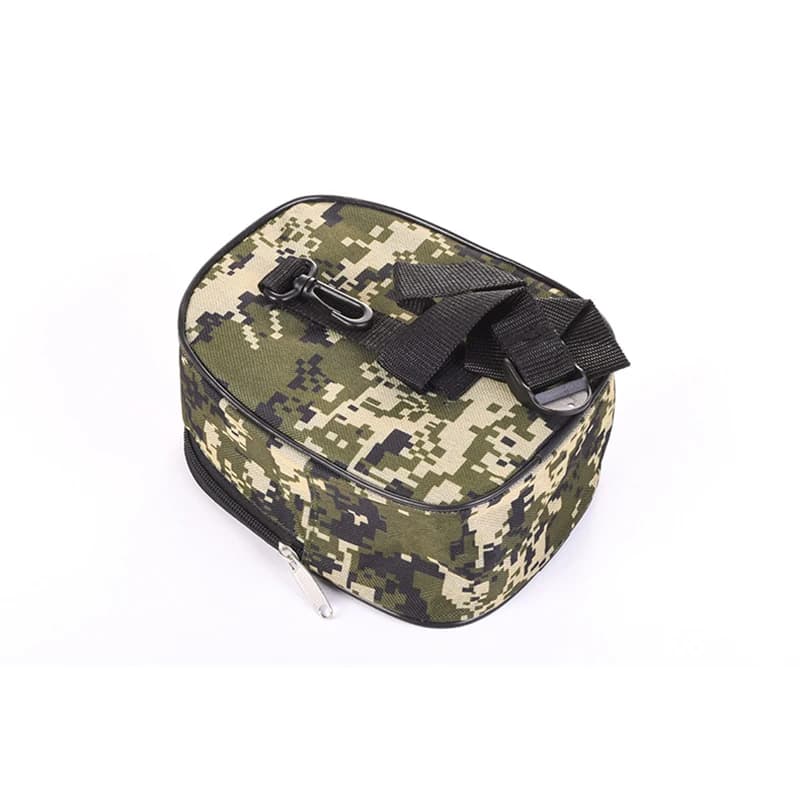 Pochette camouflage pour moulinets de pêche - Étui souple en toile Oxford pour leurres et accessoires