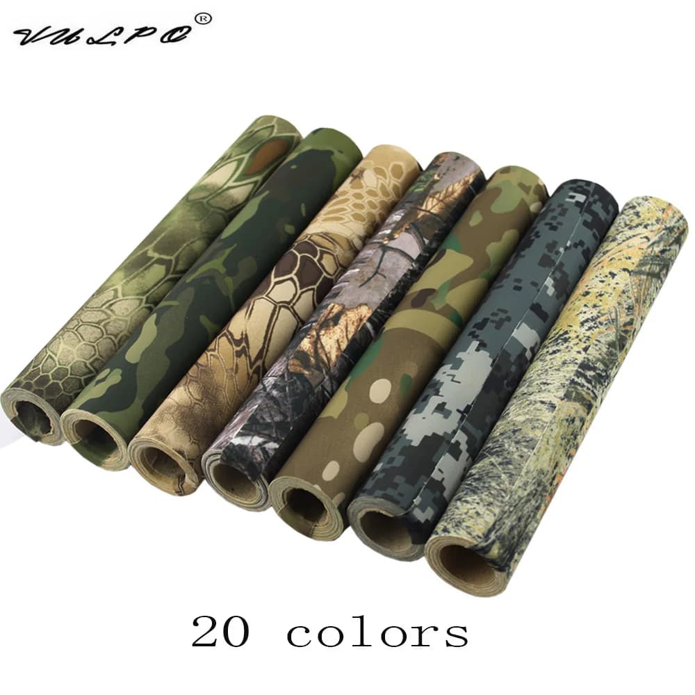 Ruban camouflage adhésif VULPO 20x150cm - Bandage tactique pêche camouflage équipement