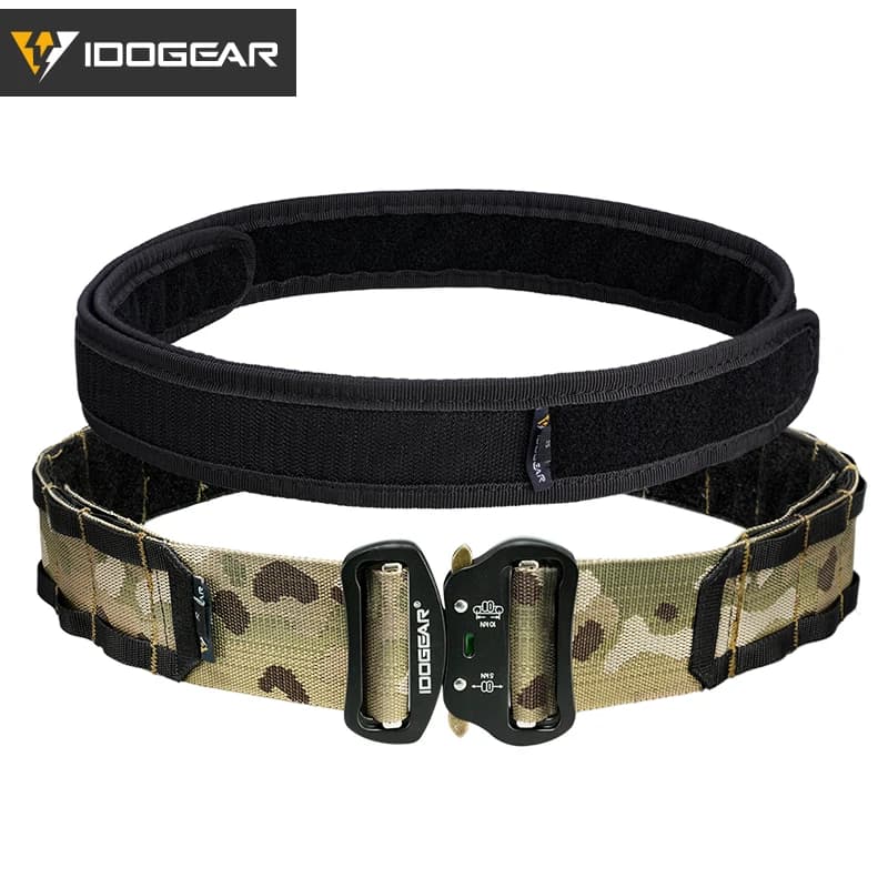Ceinture combat tactique IDOGEAR boucle rapide Molle pêche sport outdoor ceinture durable homme