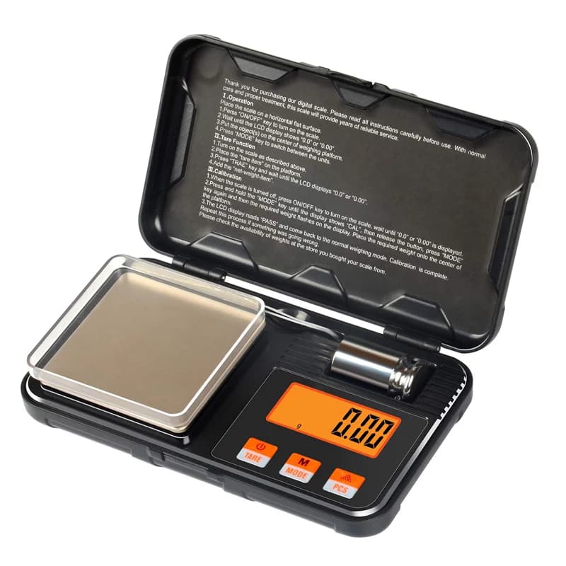 Balance électronique numérique 200g 0.01g mini balance précision professionnelle poche poids calibration pêche