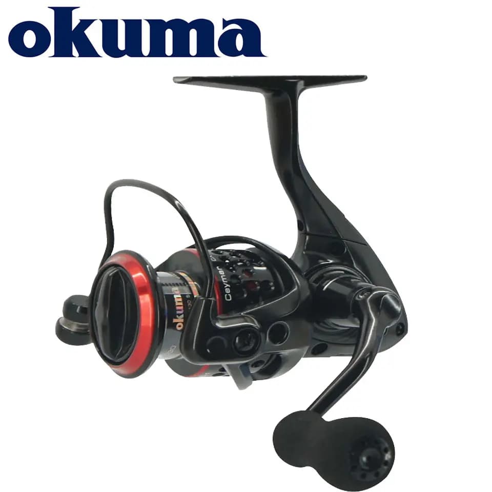 Moulinet Okuma Ceymar 7+1 roulements 15kg drague, corps graphite anti-corrosion pêche fluide