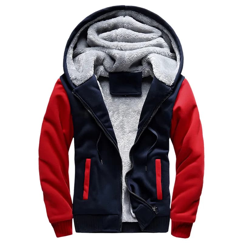 Veste camouflage homme épaisse polaire avec capuche pour pêche discrète hivernale