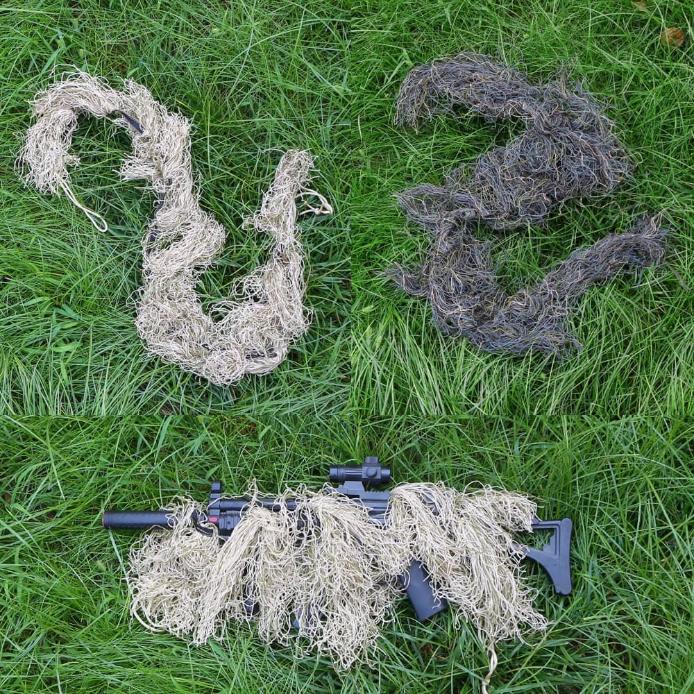 Combinaison ghillie camouflage chasse - Couverture fusil paintball airsoft accessoire pêche discrète