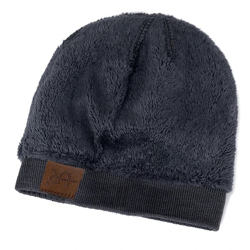 Bonnet hiver homme femme avec fourrure polaire pêche randonnée ski chaud doux confortable