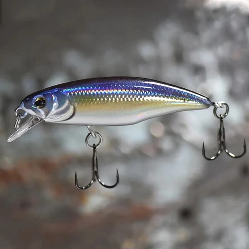Leurre sinking minnow Jerkbait 52mm - Appât professionnel pour pêche du brochet et black-bass
