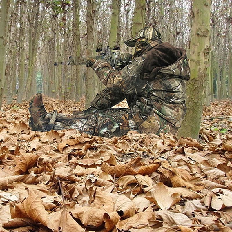 Combinaison thermique imperméable camouflage arbre pour pêche hivernale et activités outdoor