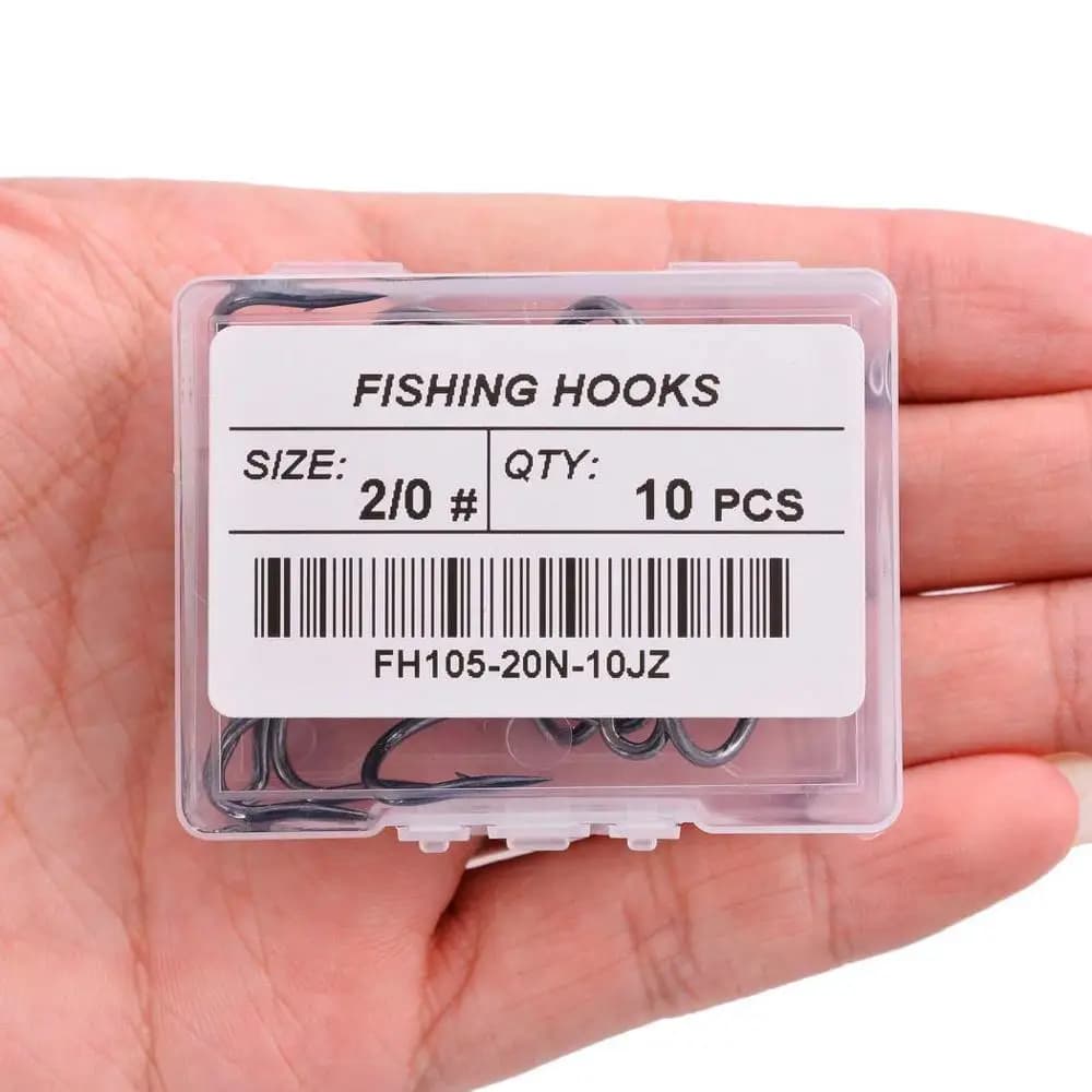 10 hameçons doubles anti-herbes pour leurres souples, appâts grenouille et jigs, pêche du black bass