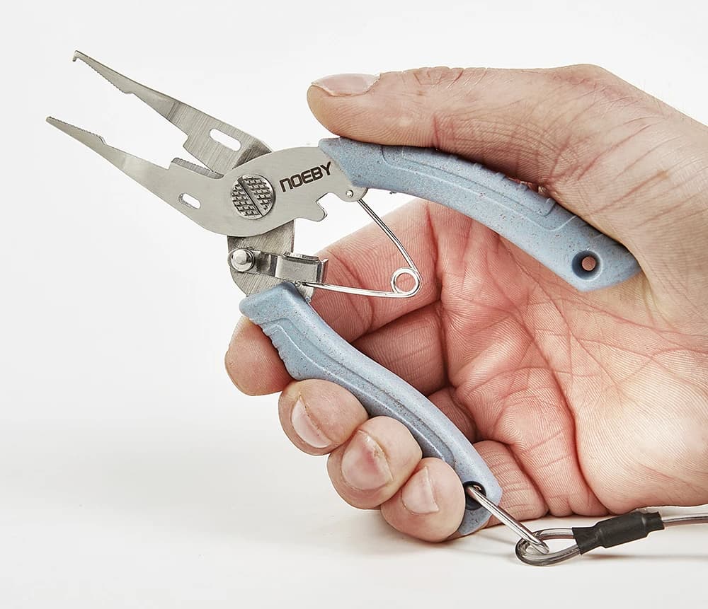 Pinces multifonctions NOEBY en acier inoxydable - Pour décrocher hameçons et couper fils de pêche
