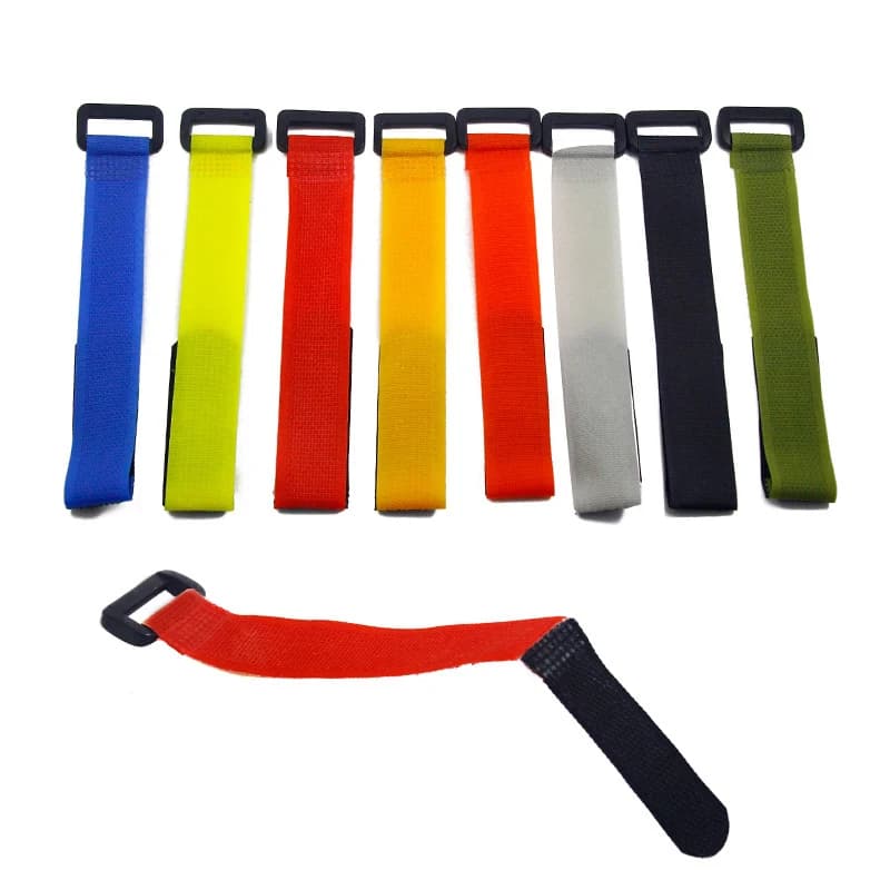 Sangles fixation canne pêche 5/10/20pcs - Attaches rapides ceinture porte-canne pêche extérieur