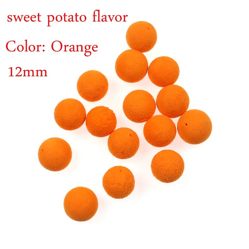 15/30 boilies pop-up saveurs fruits - Appâts carpe aux arômes pomme, fraise et patate douce