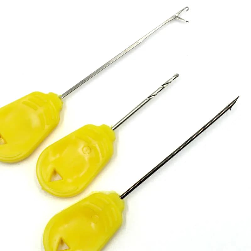 Kit 3 outils pour appâts carpe - Aiguilles à boilies et perçage hameçons pour montages précis