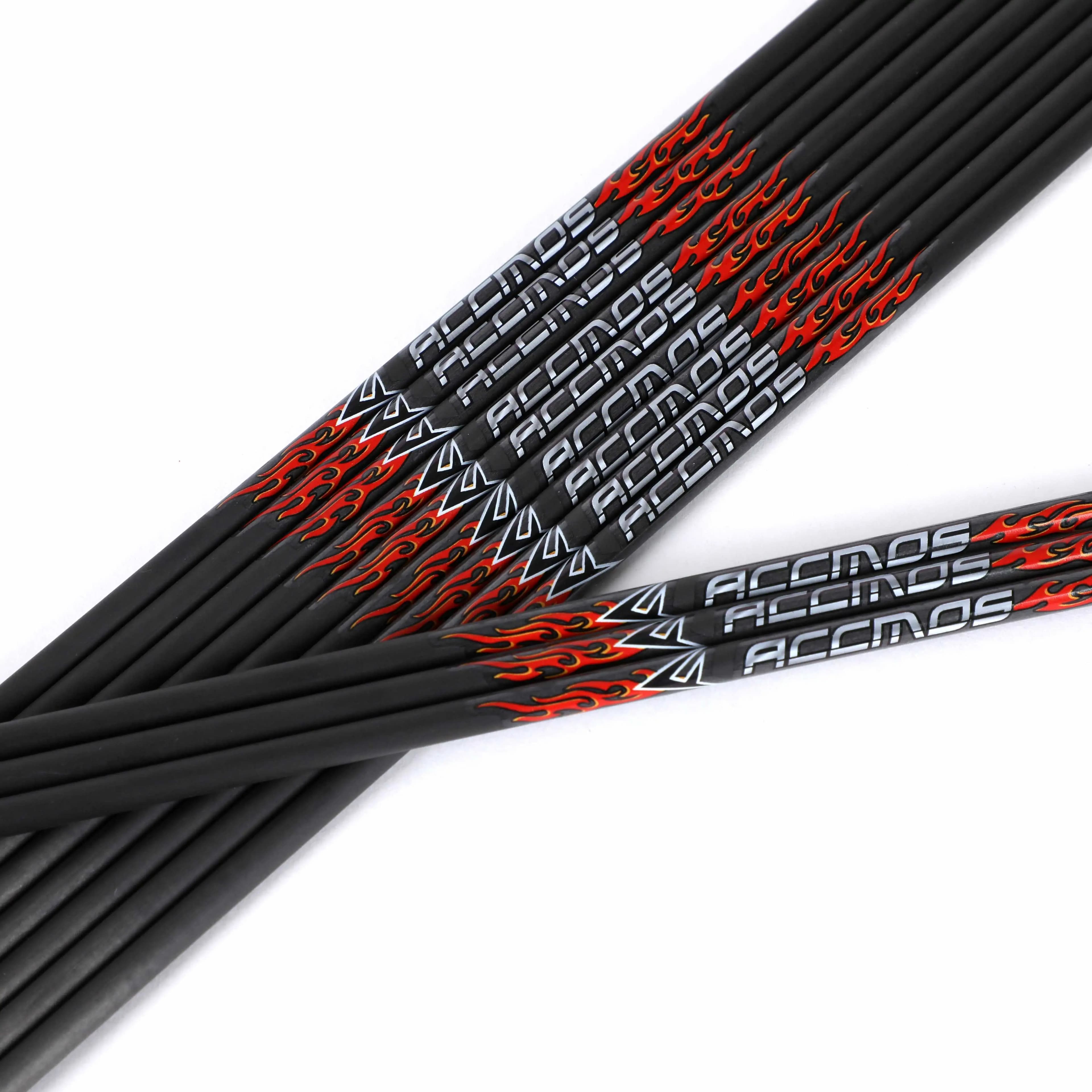 Shafts flèches carbone pur 31 pouces ID5.2mm spine 300-700 pour montage flèches de chasse